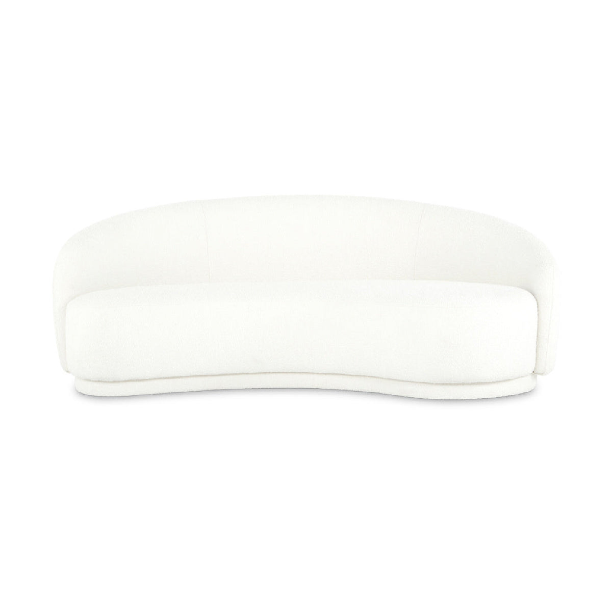 Curved Boucle Sofa | Novi Living Excelsior - www.oroa.com