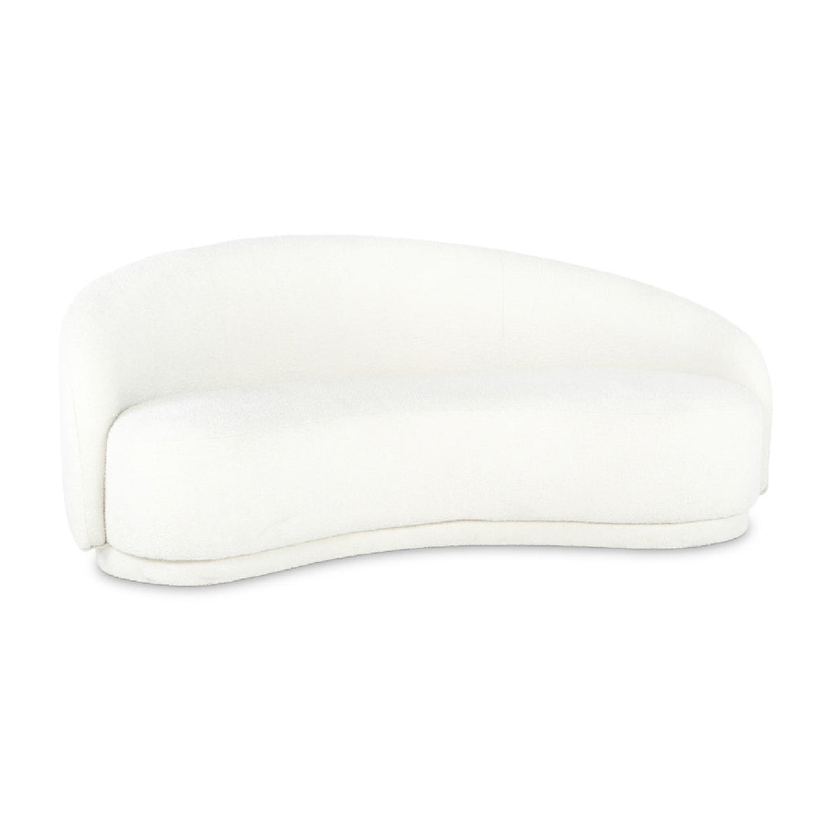 Curved Boucle Sofa | Novi Living Excelsior - www.oroa.com