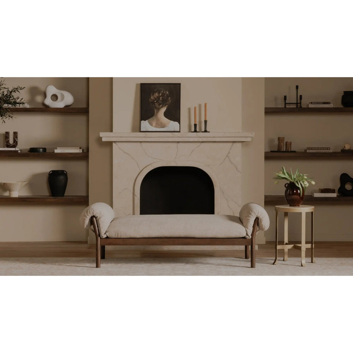 Modern European furniture - Woman's Back Profile Painting - www.oroa.com