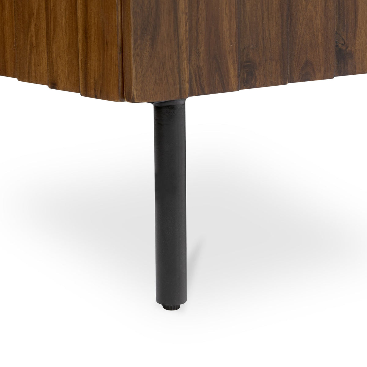 Modern European furniture - Solid Acacia 4-Door Media Cabinet - www.oroa.com