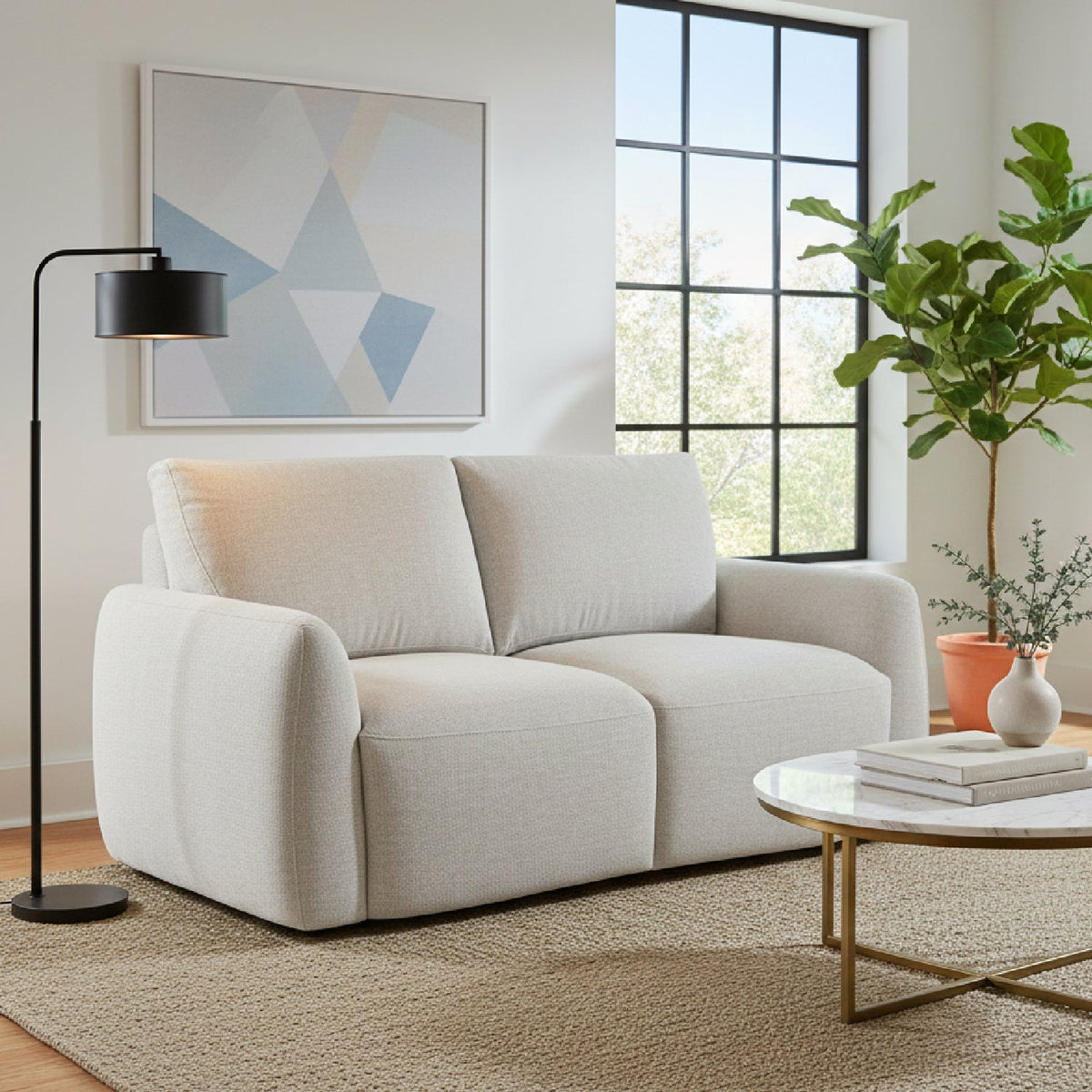 Modern European furniture - High-Back 2-Seater Sofa - www.oroa.com