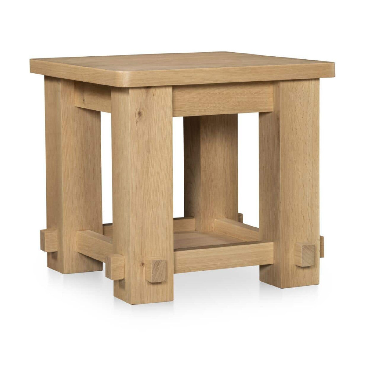 Natural Oak Side Table | Novi Living Morey