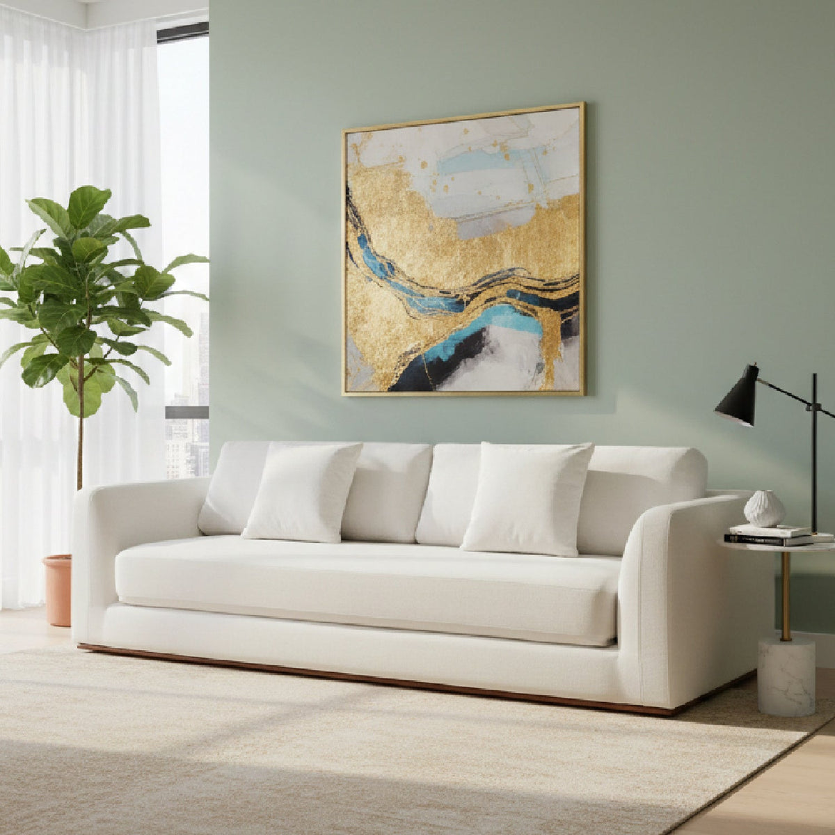 Minimalist Sleeper Sofa | Novi Living Rue