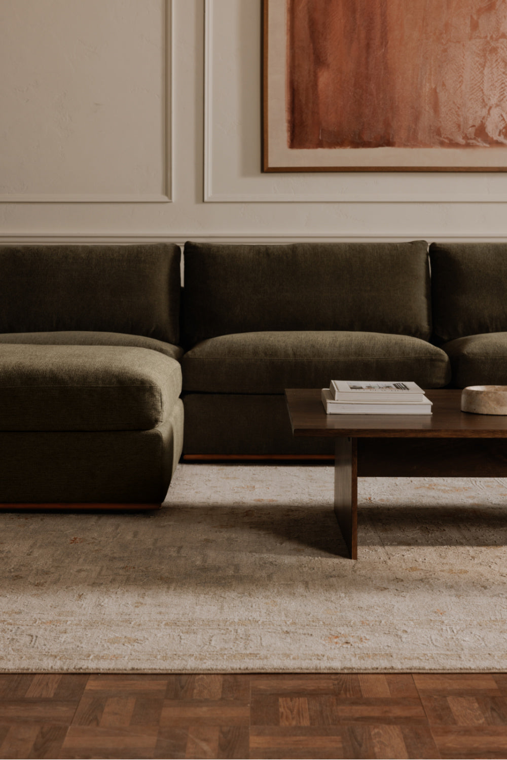 Modern European furniture - Right-Armed Corner Chair - www.oroa.com