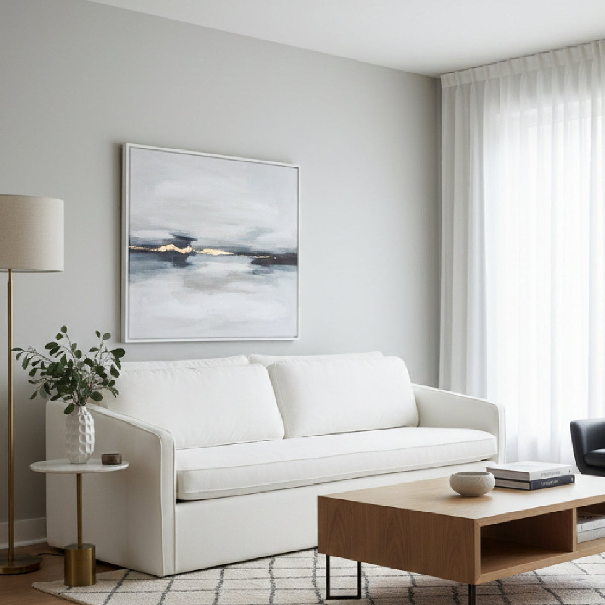 Upholstered Layered Back Sofa | Novi Living Phoebe