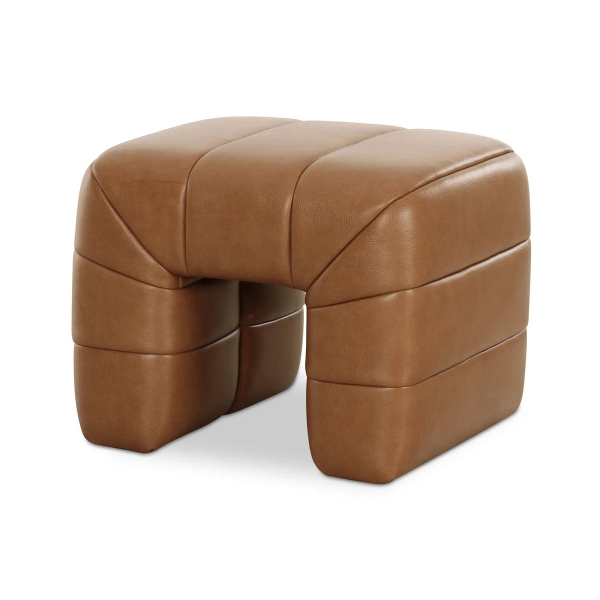 Modern European furniture - Wide Channel Detail Stool - www.oroa.com