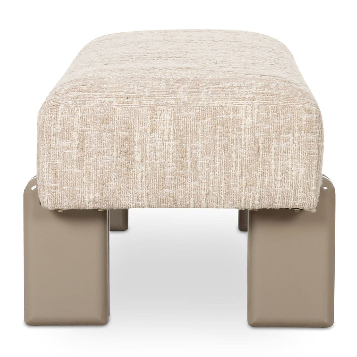 Modern European furniture - Textured Fabric Bench - www.oroa.com