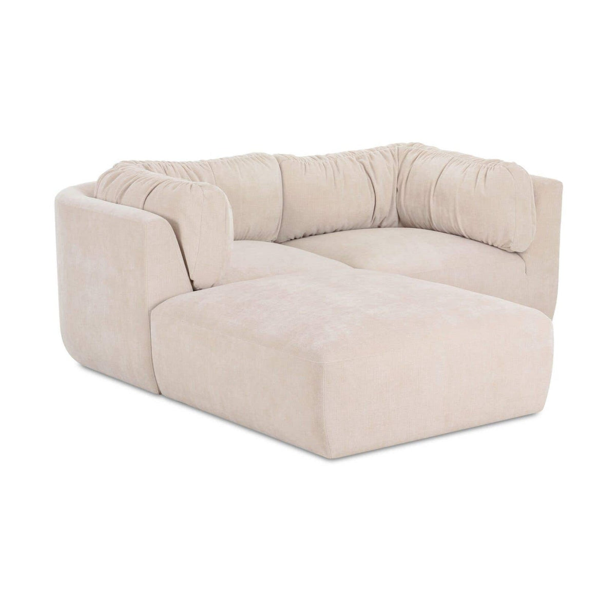Modern European furniture - Chenille Sectional Corner Sofa - www.oroa.com
