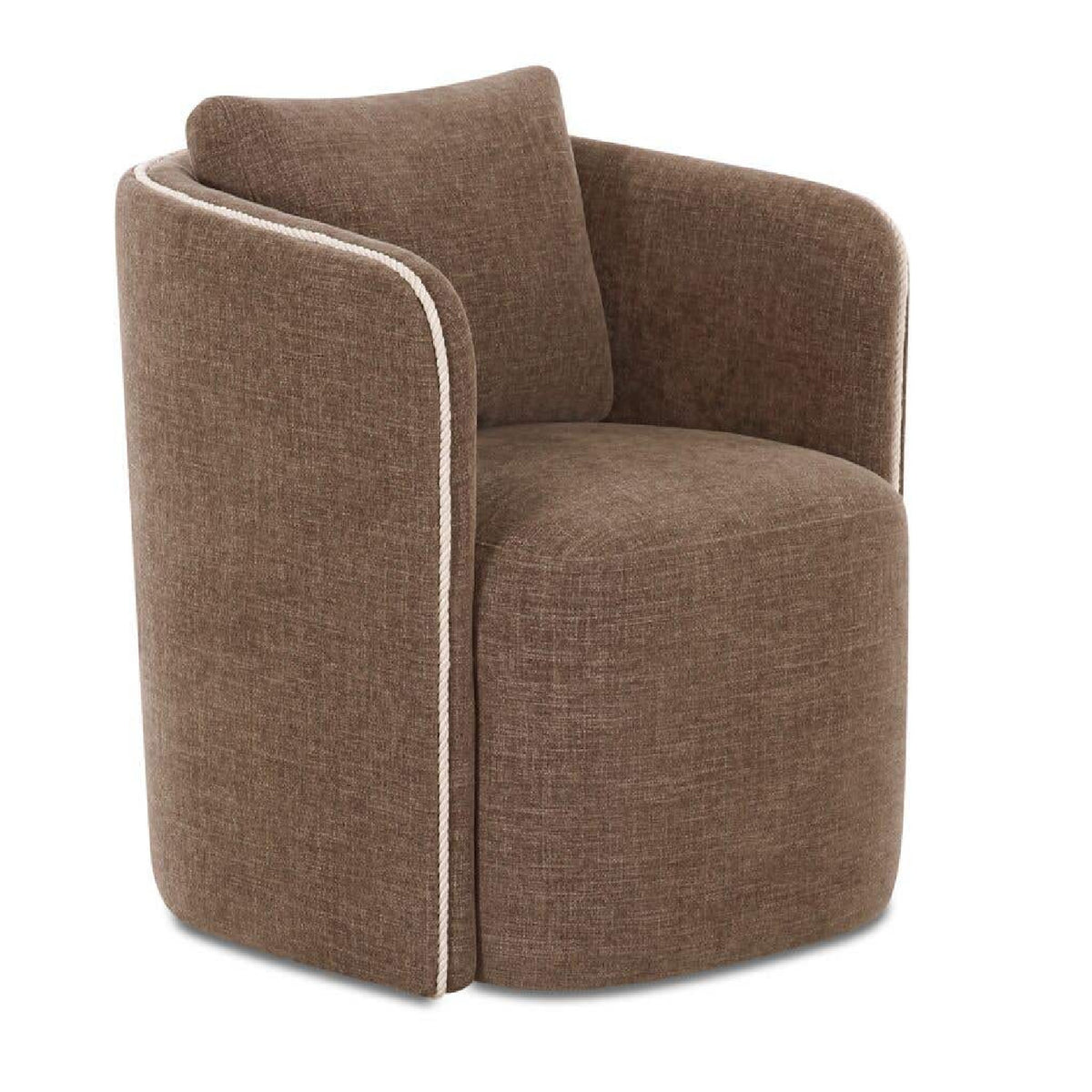 Swivel Upholstered Dining Chair | Novi Living Cecil