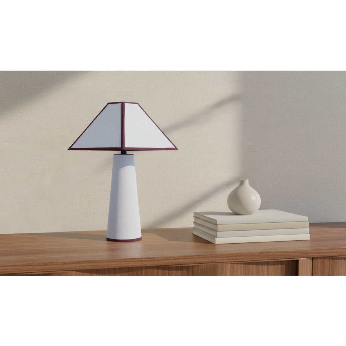 Modern European furniture - Cotton Wrapped Table Lamp - www.oroa.com