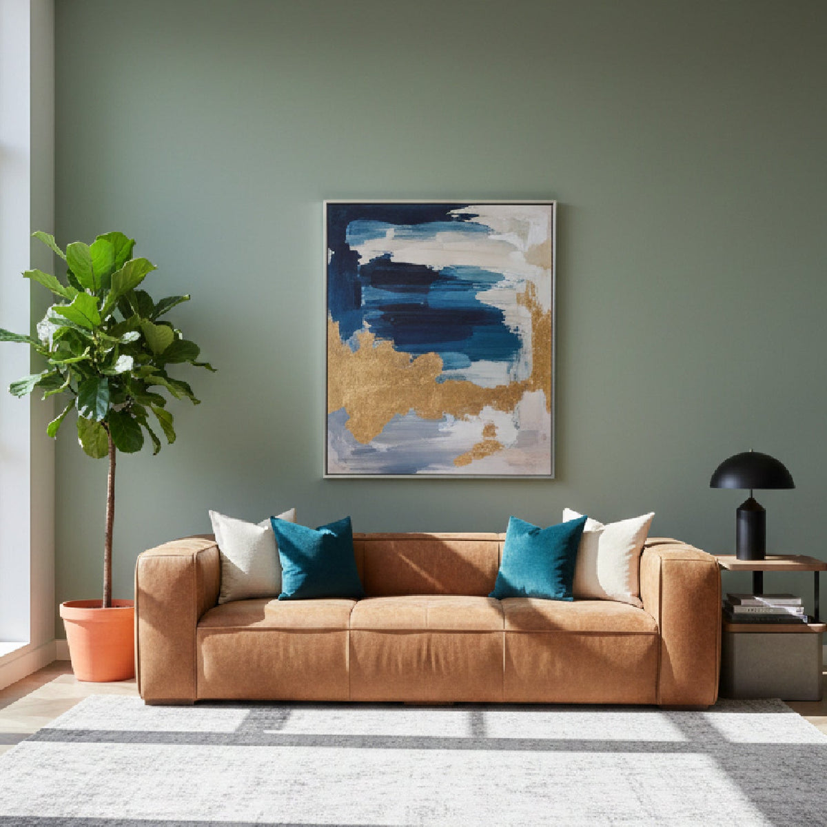 Brown Leather Sofa | Novi Living Bolton