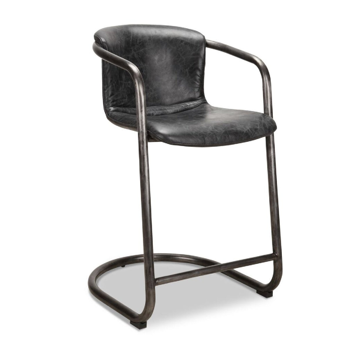 Modern European furniture - Cantilevered Counter Stool Set (2) - www.oroa.com