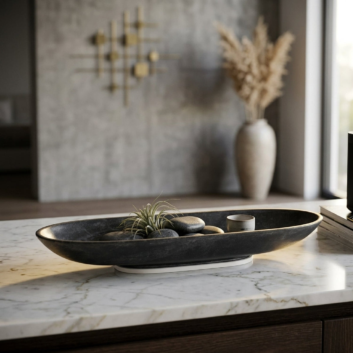 Black Marble Tray | Novi Living Venetia