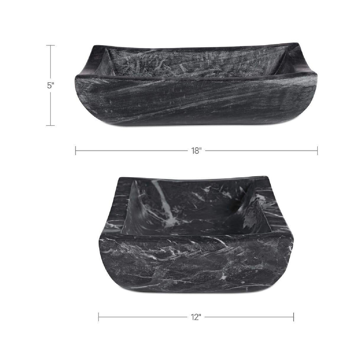 Solid Marble Bowl | Novi Living Piero