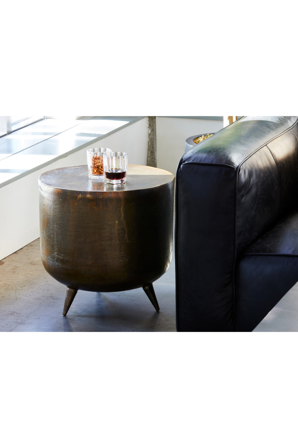 Drum-Style Accent Table | Novi Living Kettel - www.oroa.com