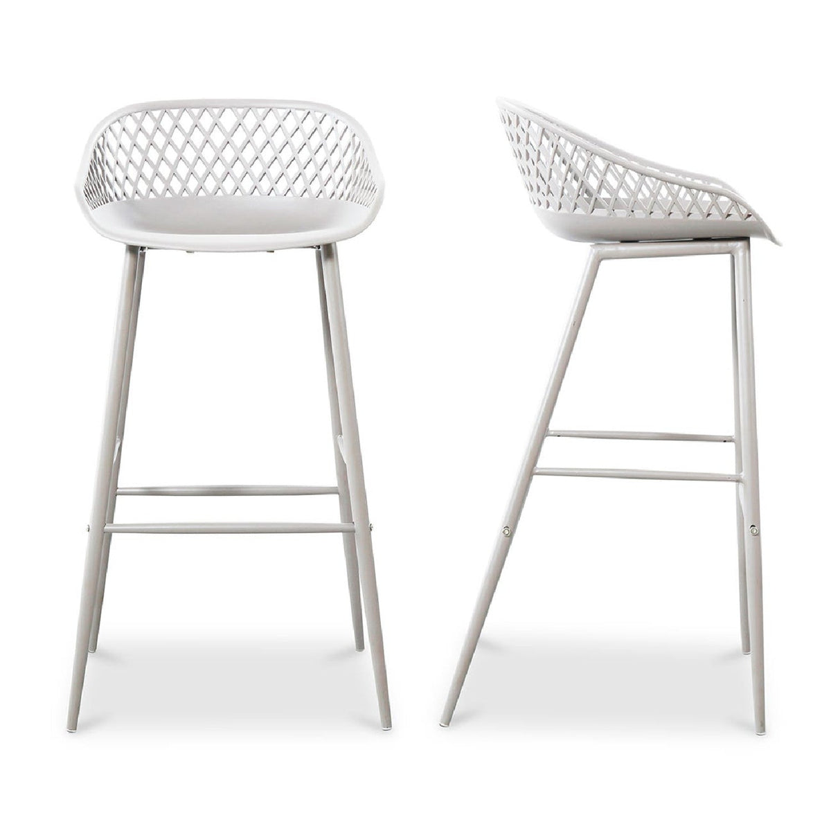 Modern European furniture - Molded Indoor/Outdoor Bar Stools (2) - www.oroa.com