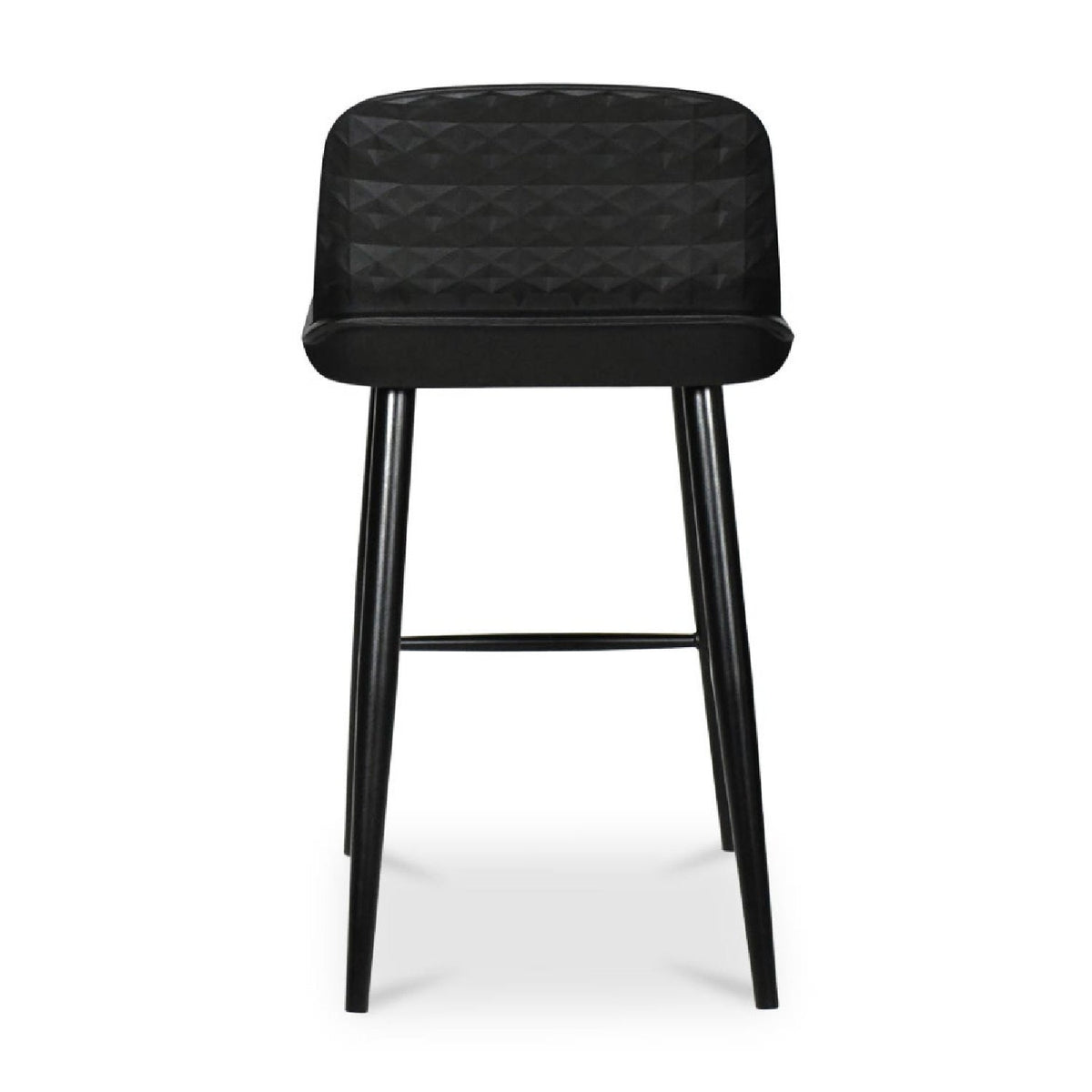Modern European furniture - Black Indoor/Outdoor Counter Stools (2) - www.oroa.com