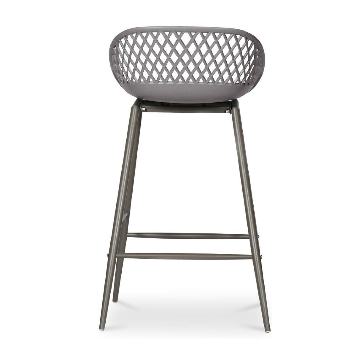 Modern European furniture - Diamond-Mesh Indoor/Outdoor Counter Stools (2) - www.oroa.com