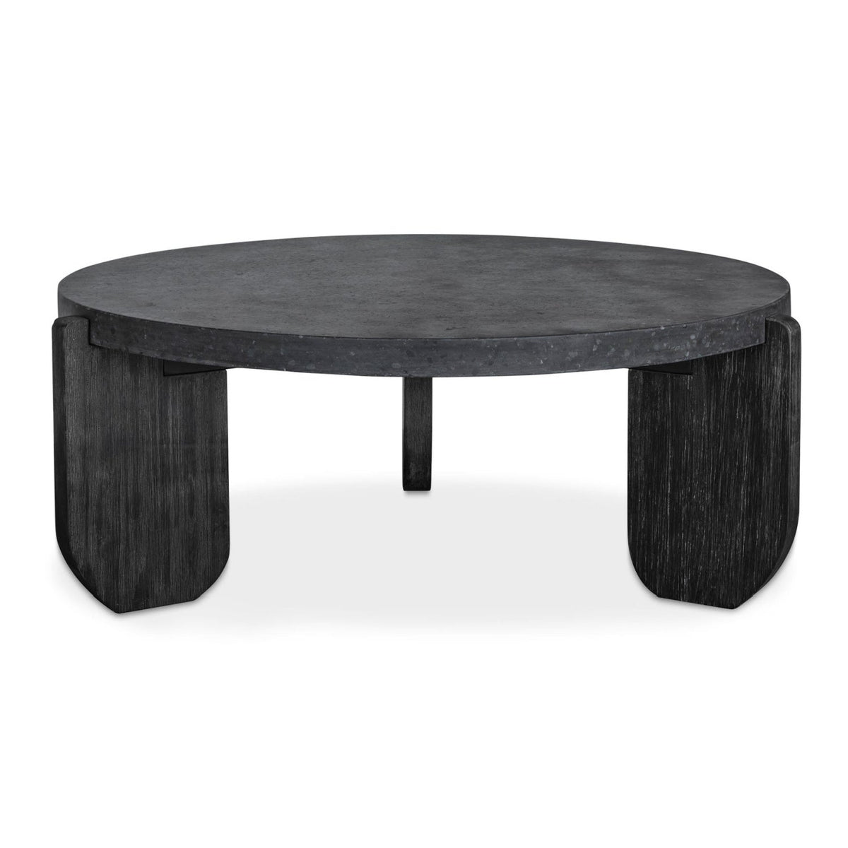 Modern European furniture - Acacia Legged Round Coffee Table - www.oroa.com