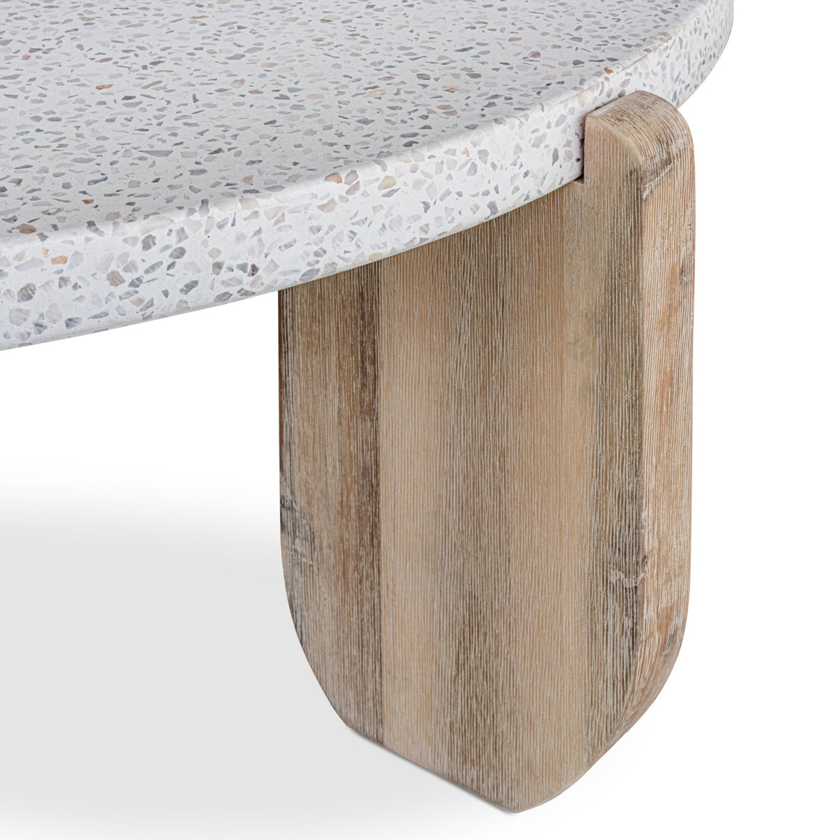 Modern European furniture - Acacia Legged Round Coffee Table - www.oroa.com