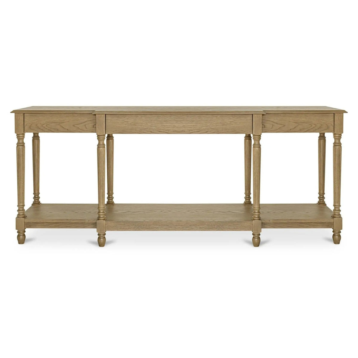 Modern European furniture - Vintage Style Oak Console Table - www.oroa.com