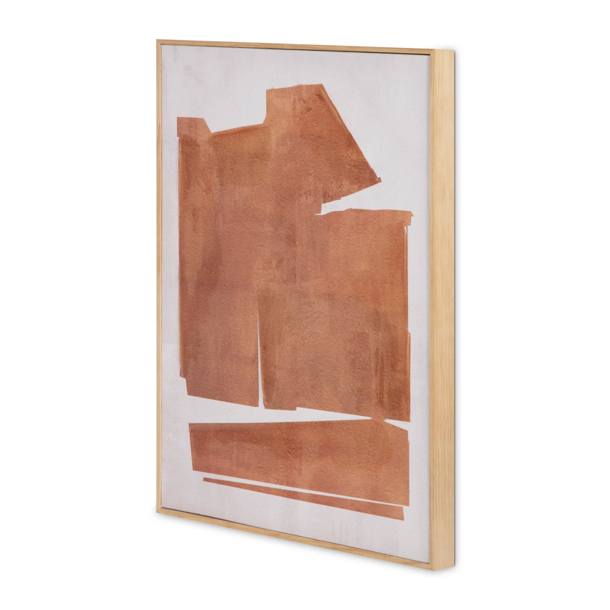 Modern European furniture - Warm Orange Framed Painting - www.oroa.com