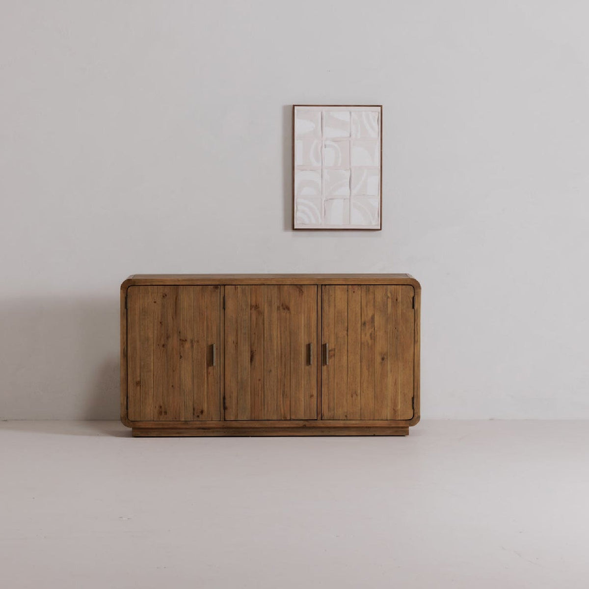 Modern European furniture - Gray Drid-Pattern Art Print - www.oroa.com