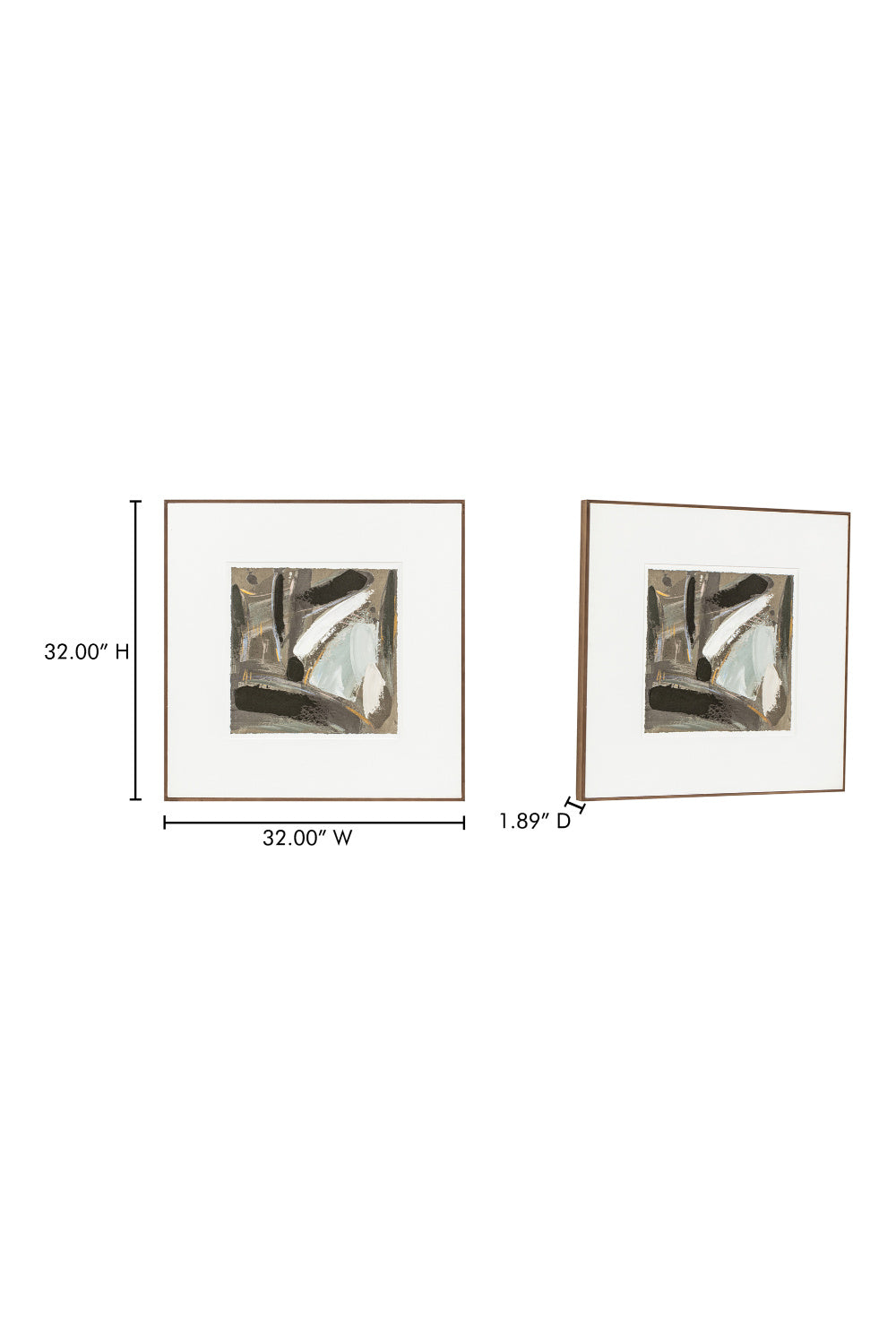 Modern European furniture - Abstract Brushstrokes Painting - www.oroa.com