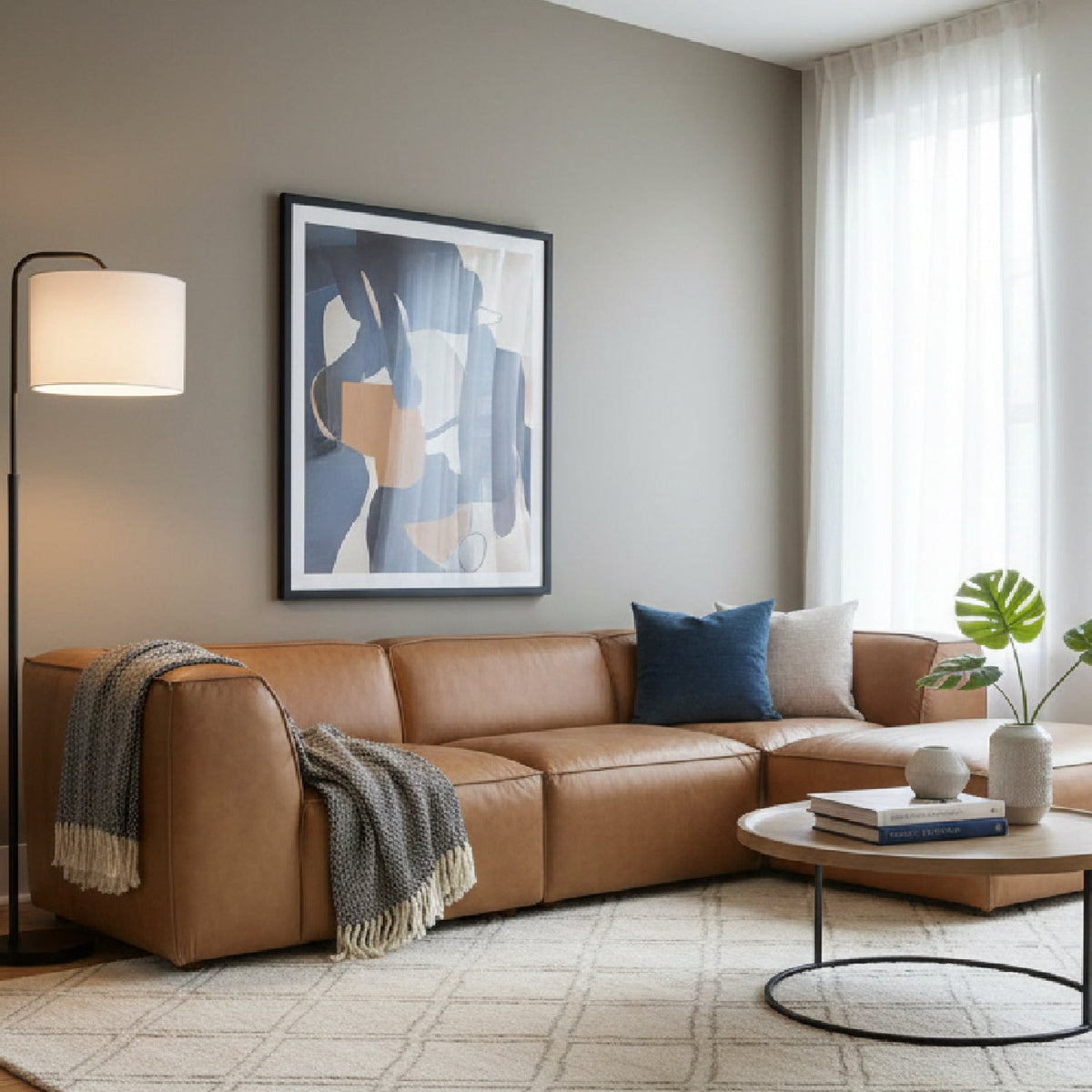 Modular Leather Sofa | Novi Living Form