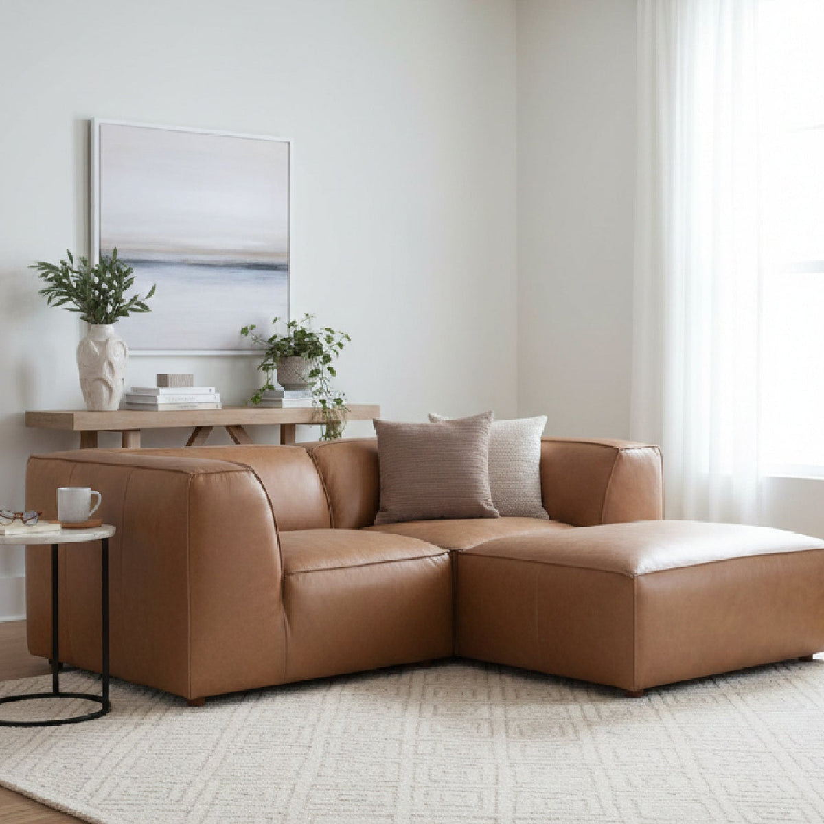 Leather Modular Nook Sofa | Novi Living Form