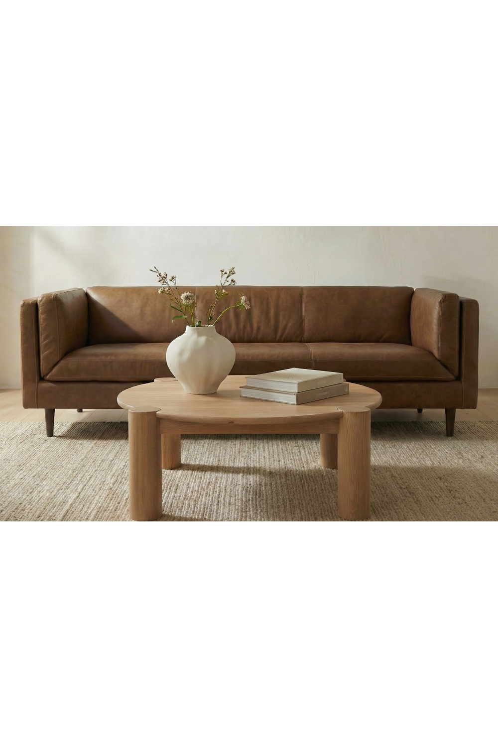 Modern European furniture - Top Grain Leather Sofa - www.oroa.com