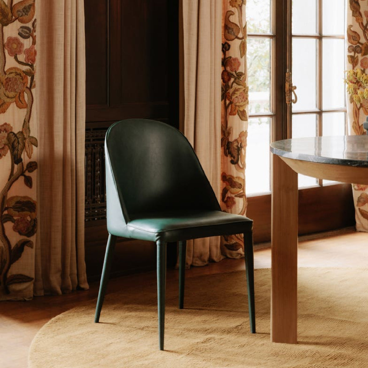 Vegan Leather Dining Chairs (2) | Novi Living Burton - www.oroa.com