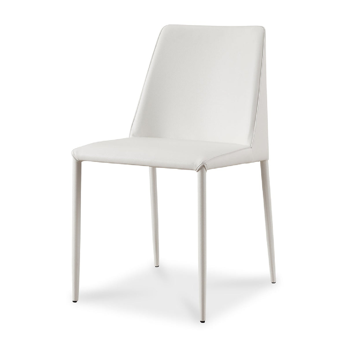 Modern European furniture - Minimalist Vegan Leather Dining Chairs (2) - www.oroa.com