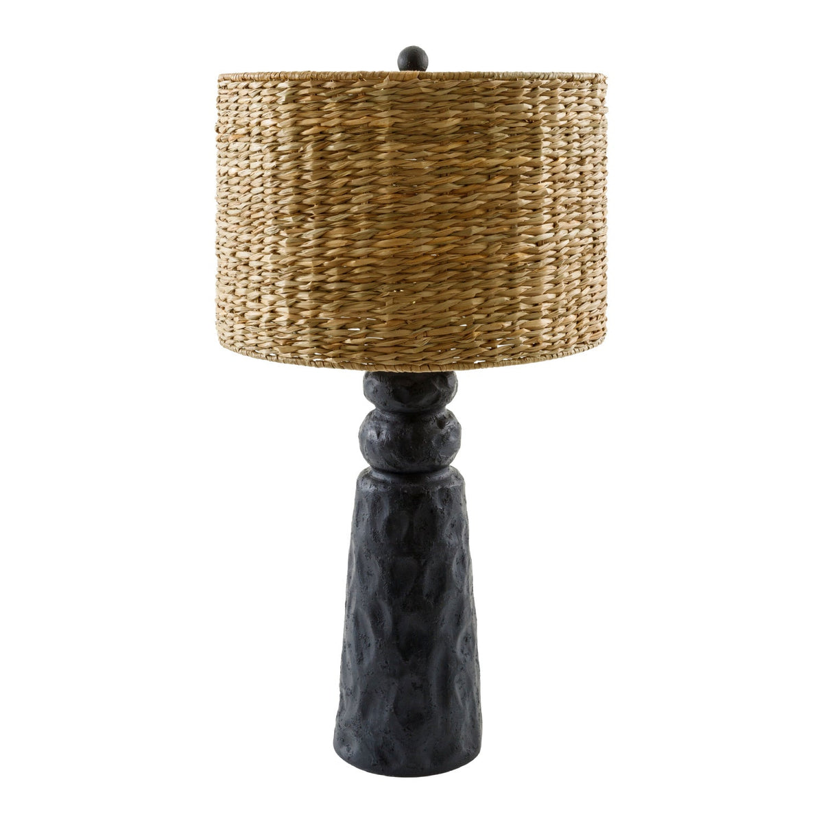 Modern European furniture - Woven Seagrass Accent Table Lamp - www.oroa.com