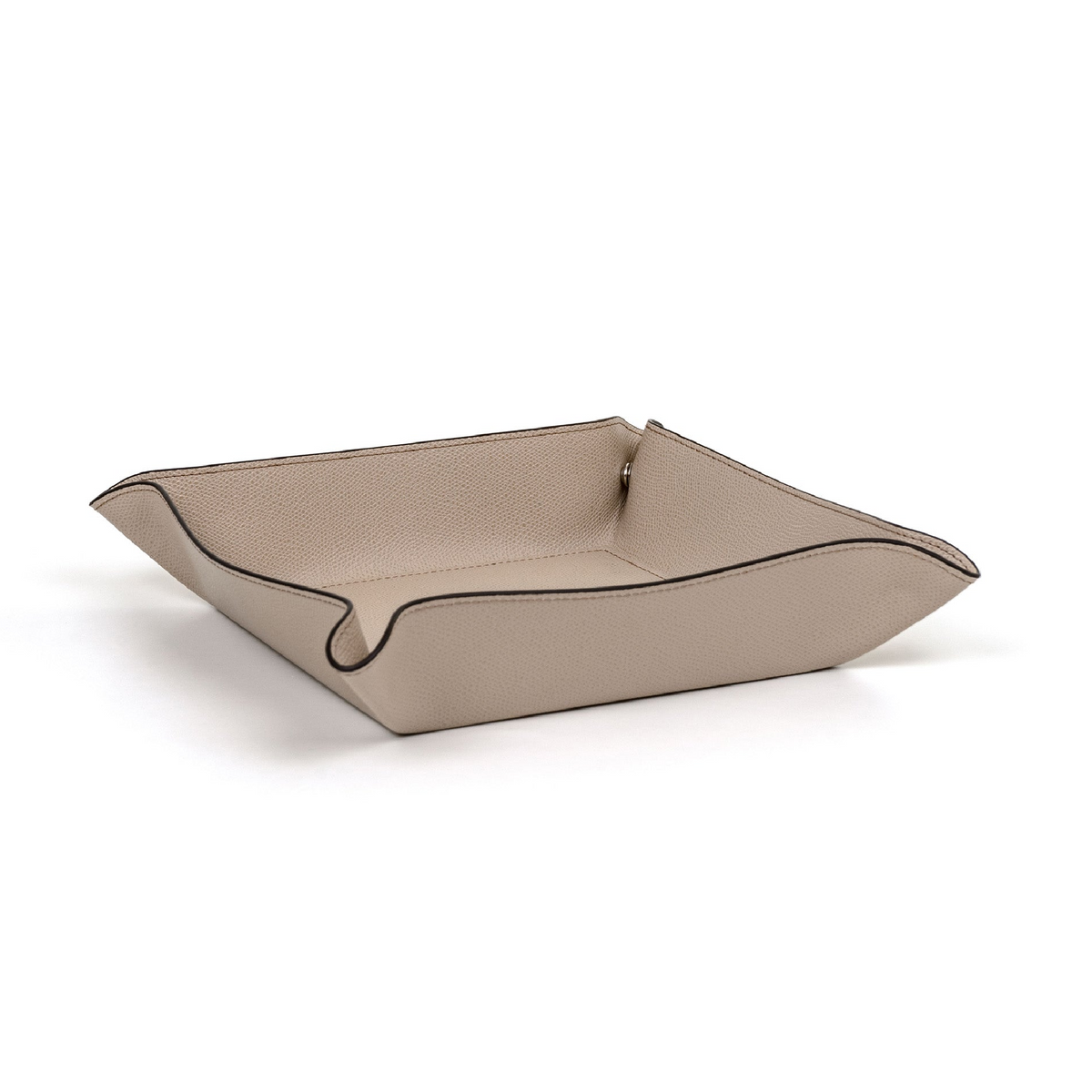 Square Leather Trinket Tray | Pinetti | OROA.com