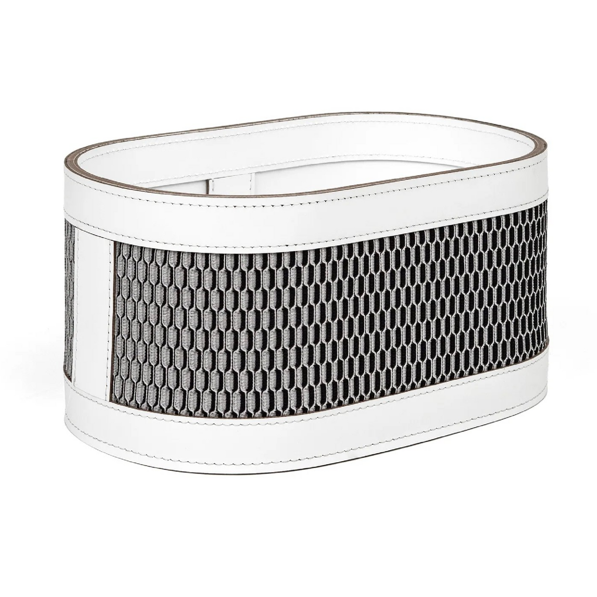 Leather & Cotton Washcloth Holder | Pinetti Nadia | OROA.com