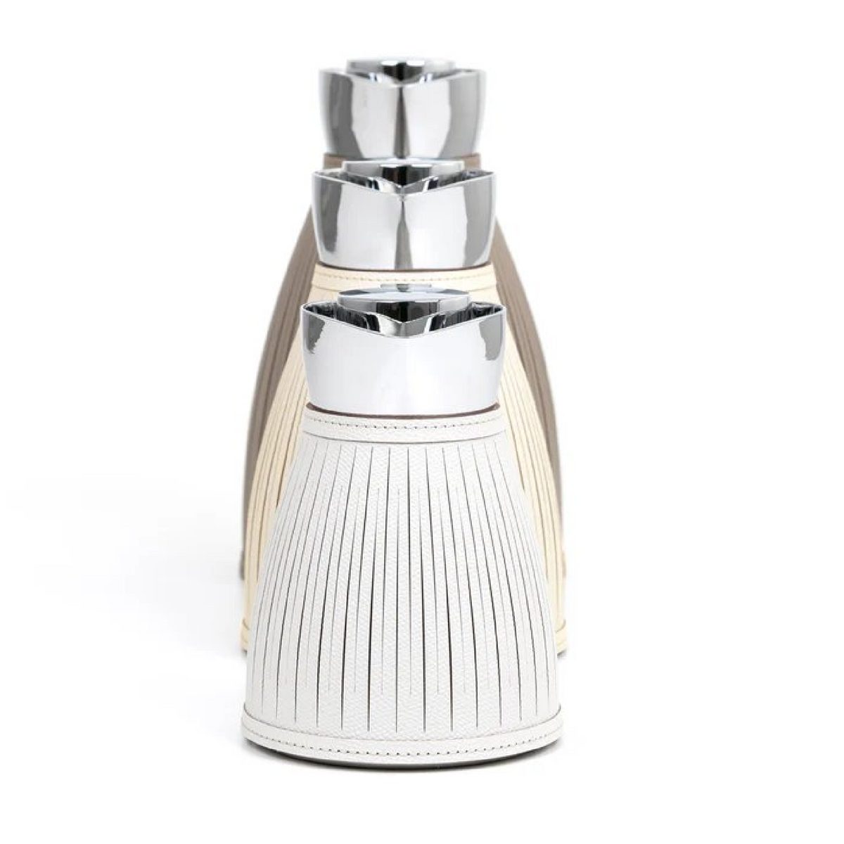 Leather Covered Thermal Carafe | Pinetti Wendy | OROA.com