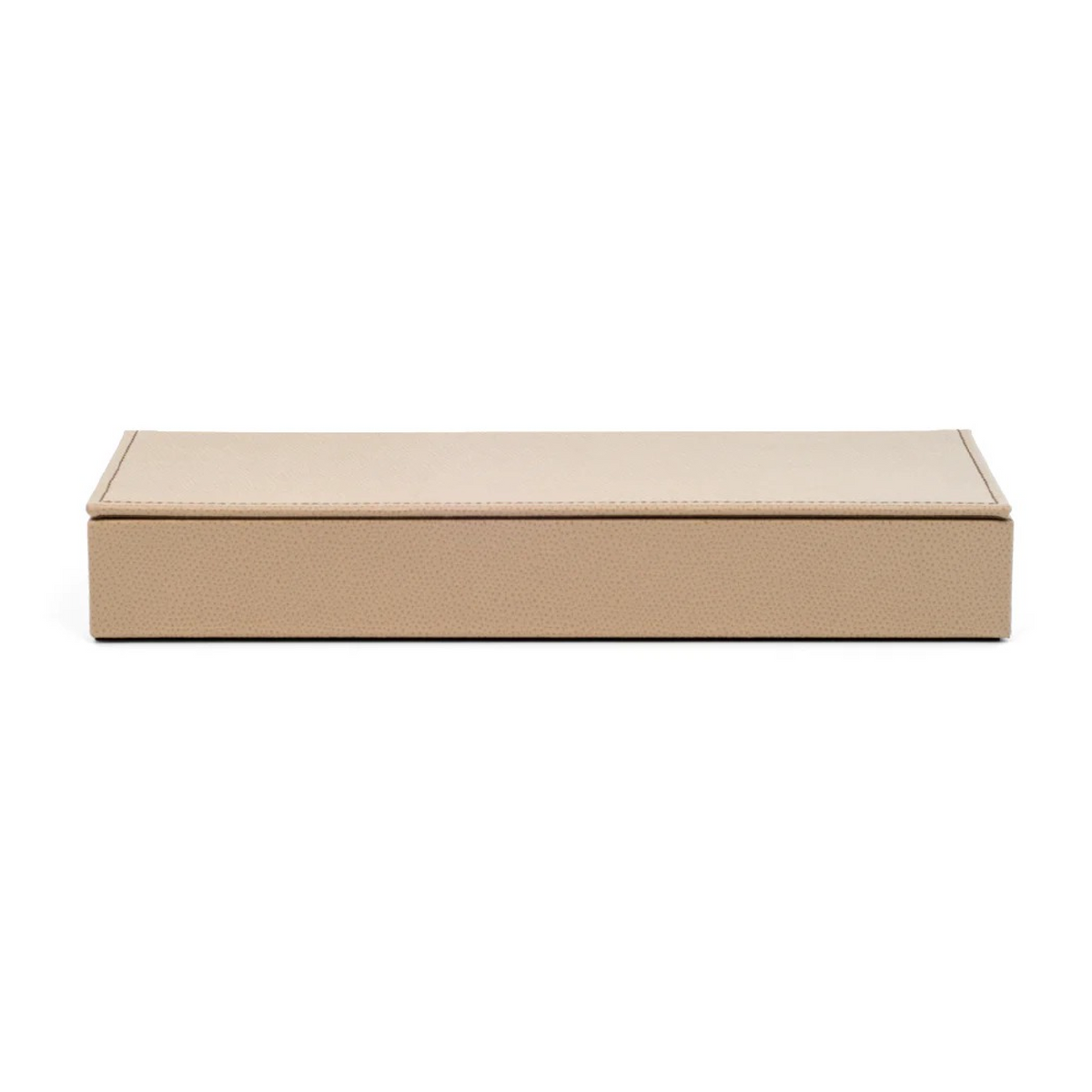 Leather Lidded Pencil Box | Pinetti Larry | OROA.com