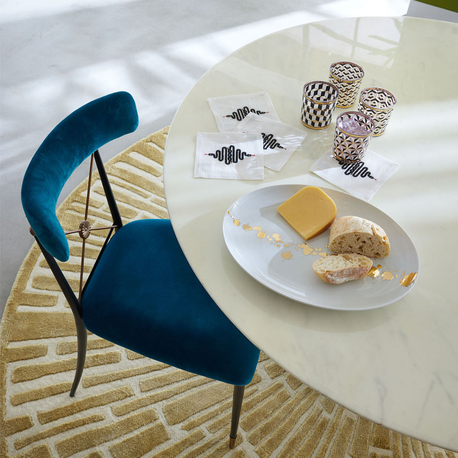 Gold Splatter Porcelain Serving Platter | Jonathan Adler 1948 | Oroa.com
