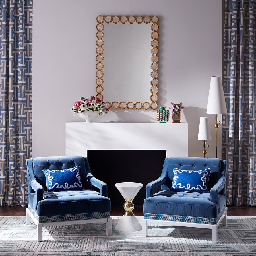 Polished Brass Circles Mirror | Jonathan Adler Rings