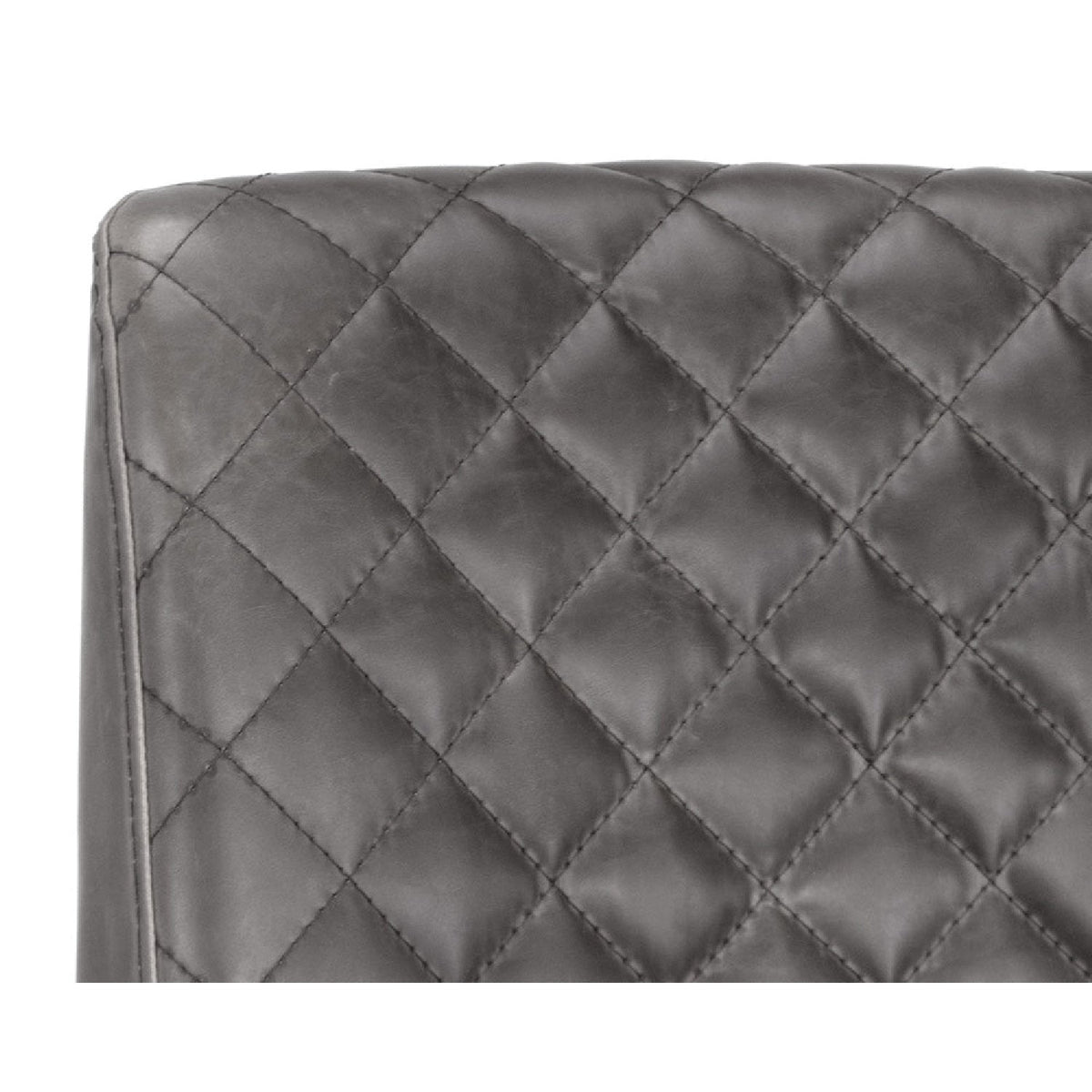 Diamond-Stitched Leather-Inspired Dining Chairs (2) by Splendido Leighland, alternate view 13