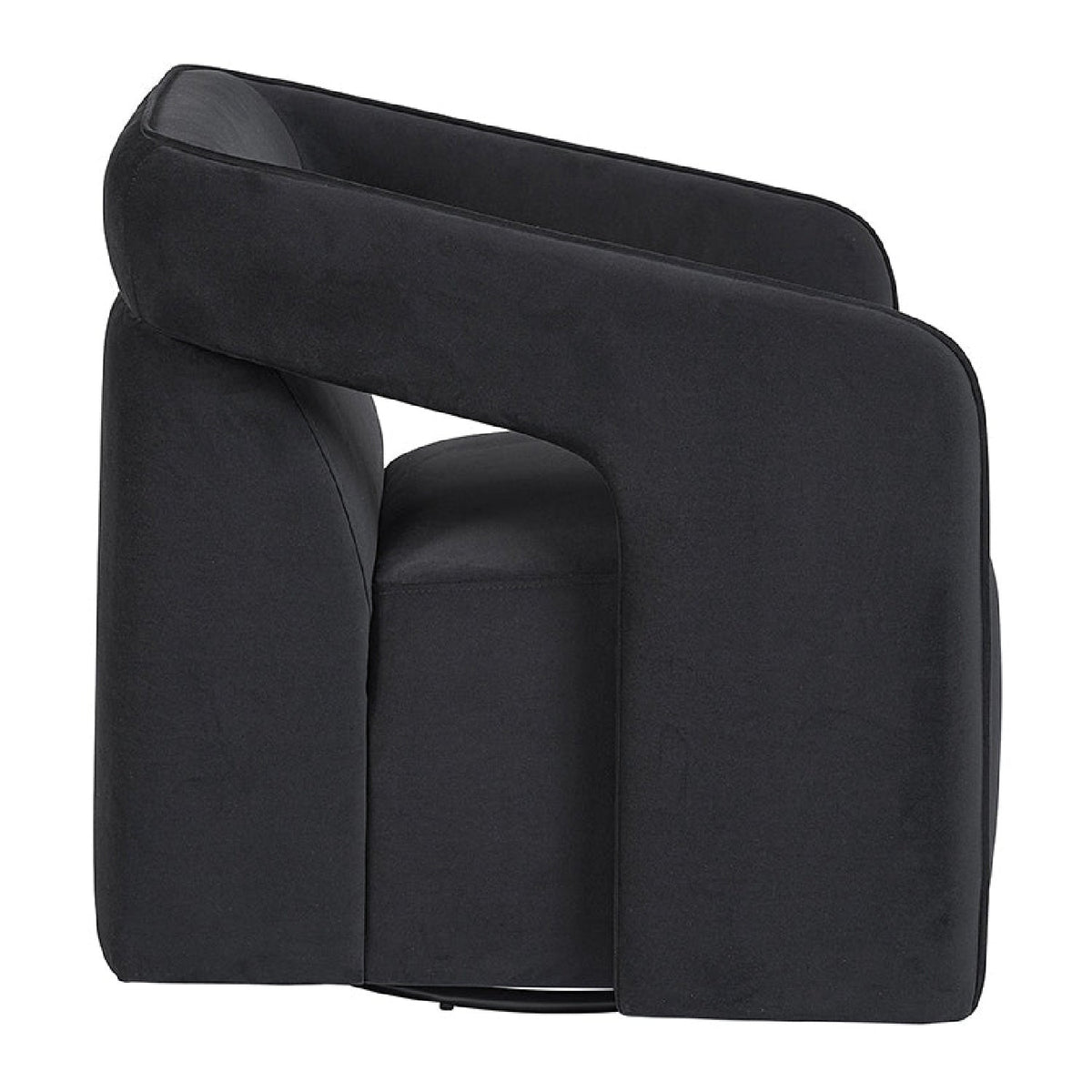 Fabric Upholstered Swivel Lounge Chair by Splendido Kendrick Accent Chair, alternate view 11