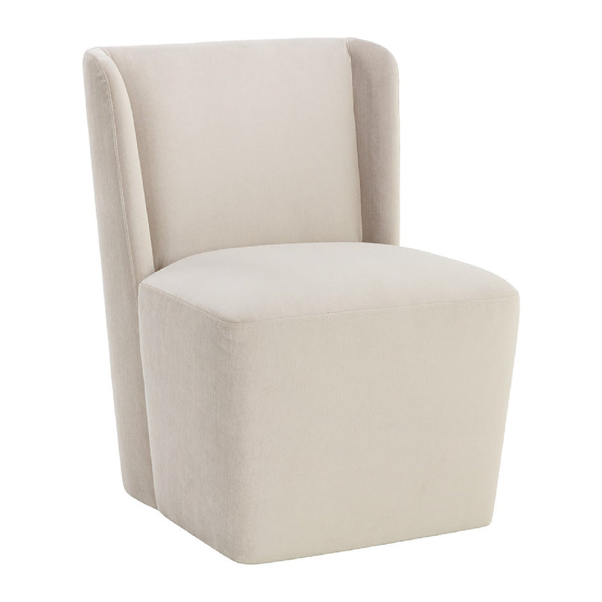 Upholstered Wheel Dining Chair by Splendido Amita