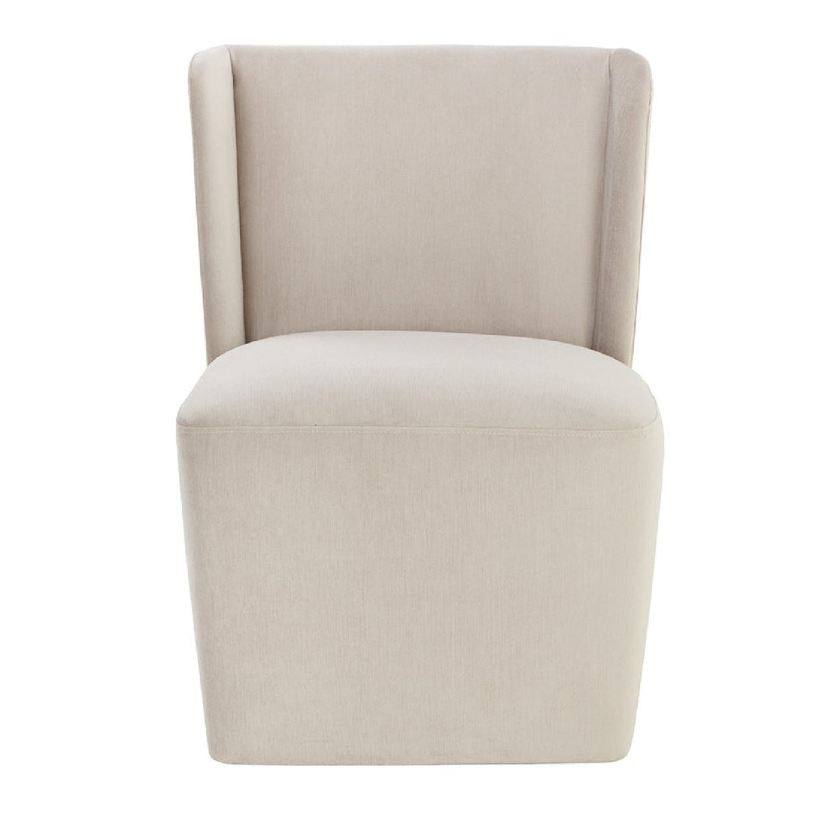 Upholstered Wheel Dining Chair by Splendido Amita, alternate view 3