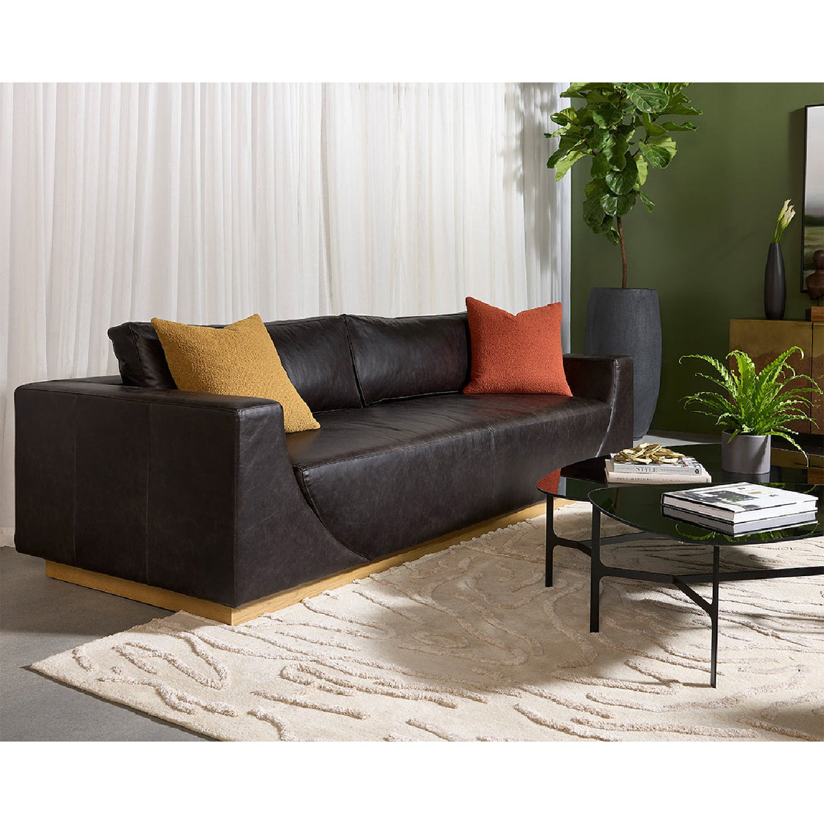Italian Leather Sofa by Splendido Anakin, alternate view 16