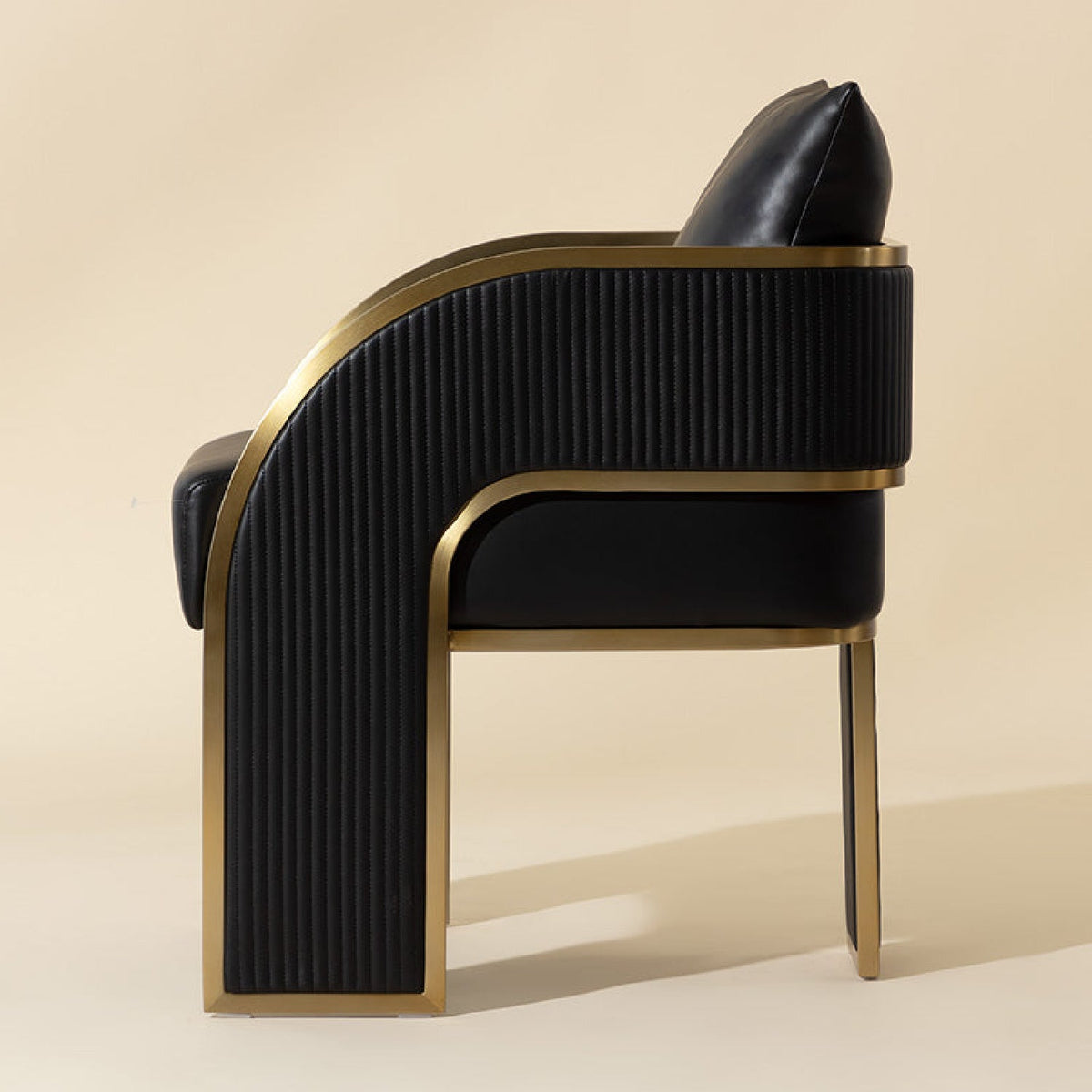 3-Legged Leather Dining Chair by Splendido Baz, alternate view 14