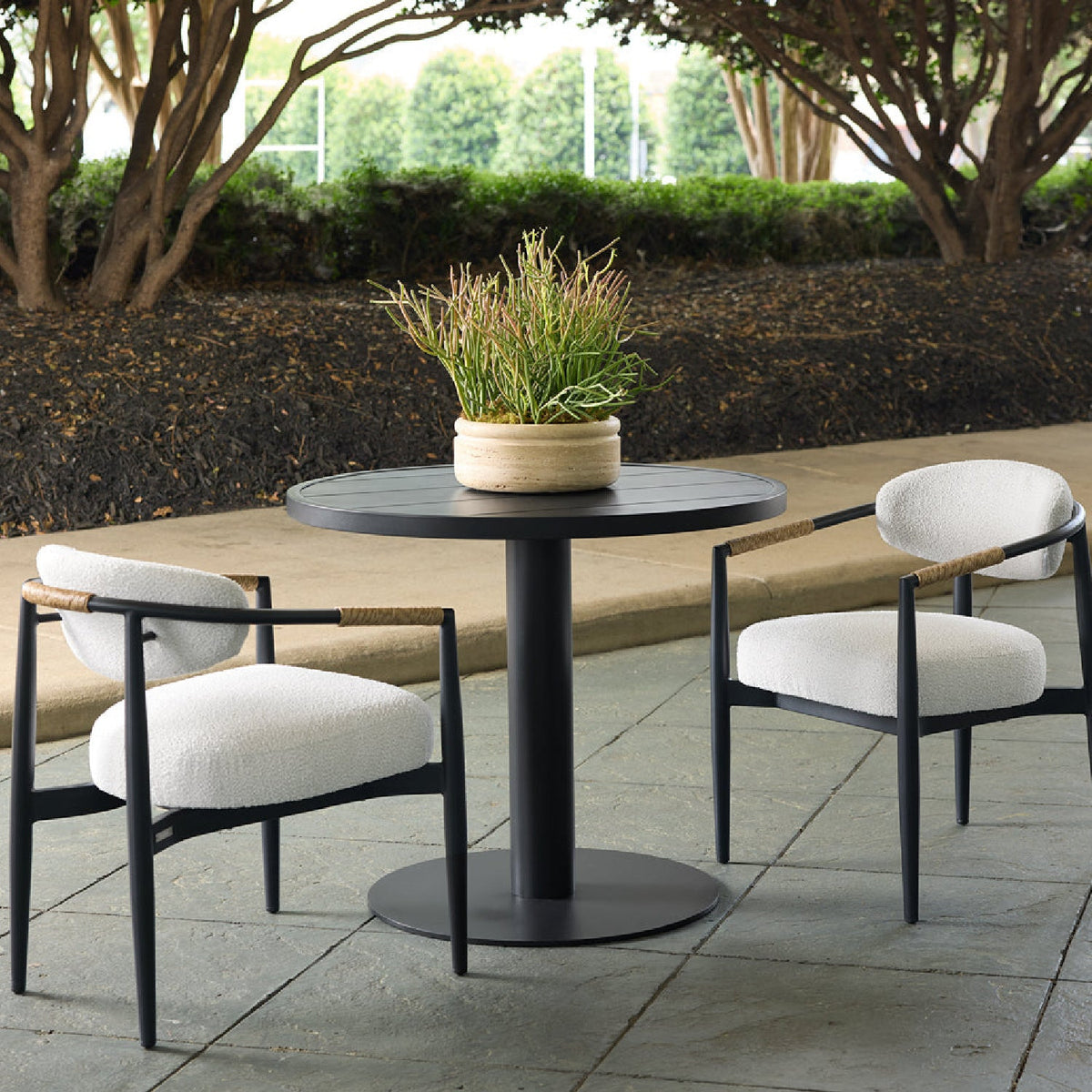 Sleek Indoor/Outdoor Dining Armchair by Splendido Marita Outdoor Dining Chair, alternate view 13
