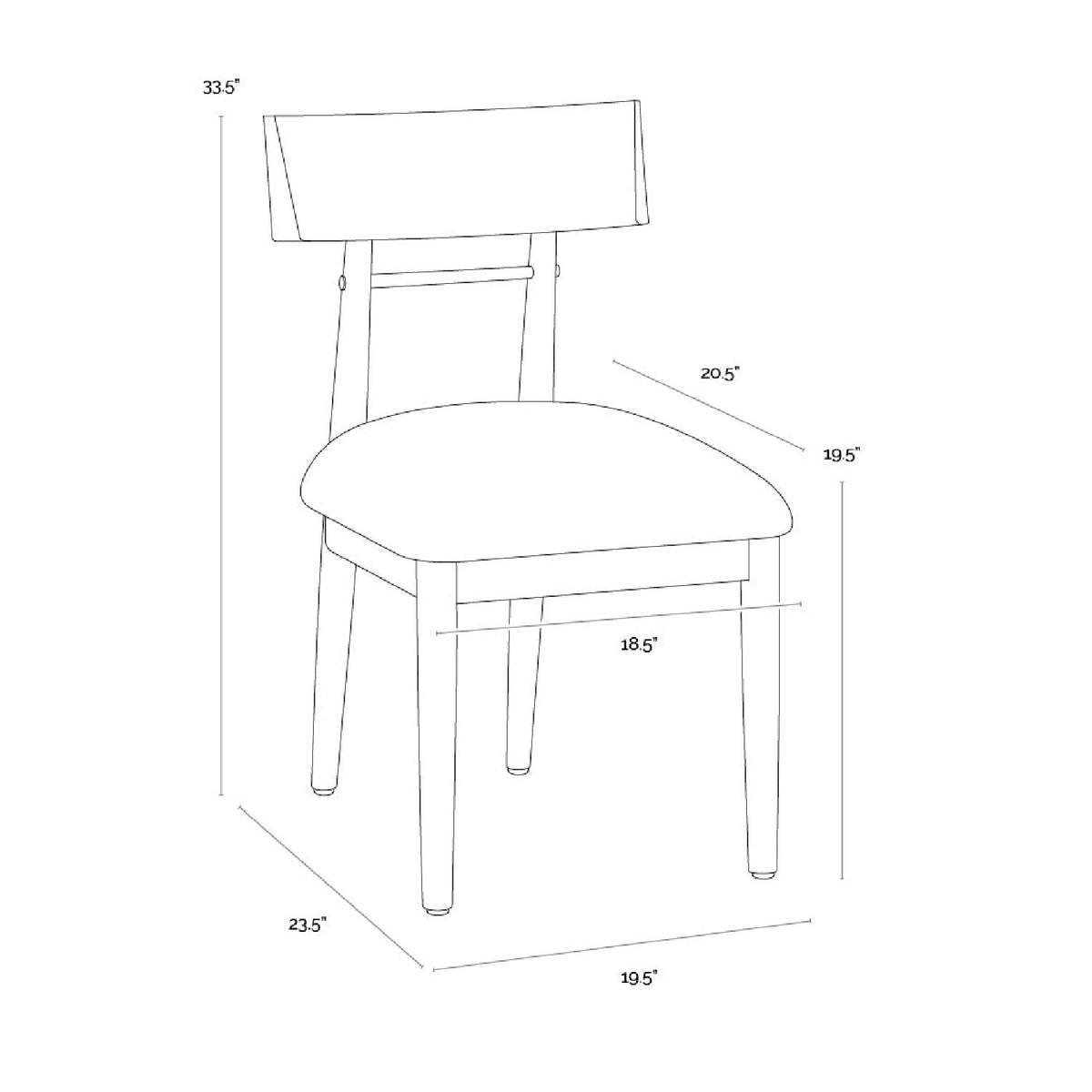 Light Oak Dining Chairs (2) by Splendido Florian, alternate view 8