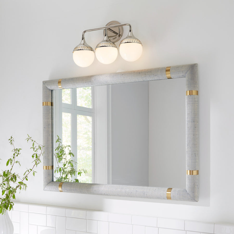 Three-Light Glass Wall Lamp | Jonathan Adler Rio | Oroa.com