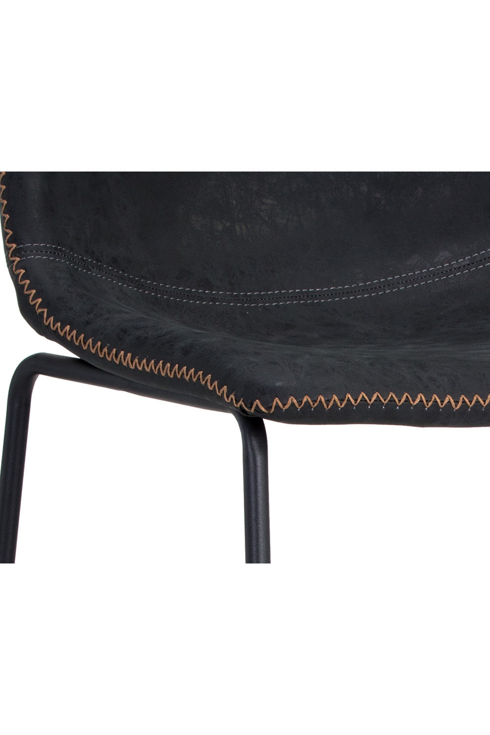 Leather-Look Mid-Century Counter Stools (2) by Splendido Cal, alternate view 20
